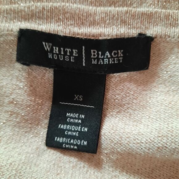 White House Black Market Sequins Cardigan Sweater - Picture 2 of 5